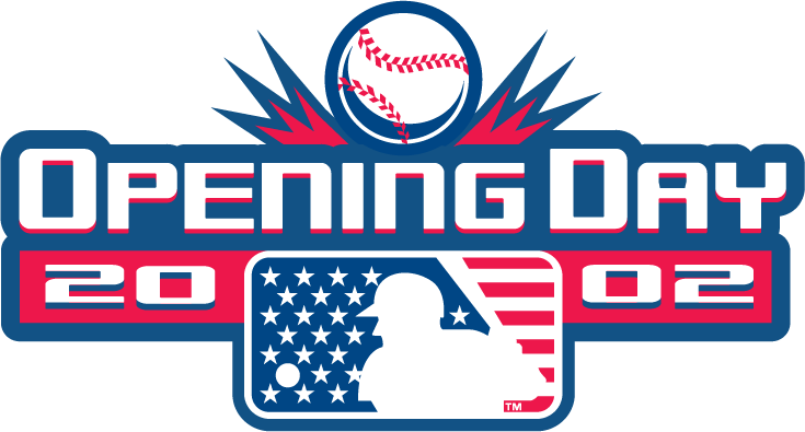 MLB Opening Day 2002 Logo vinyl decal